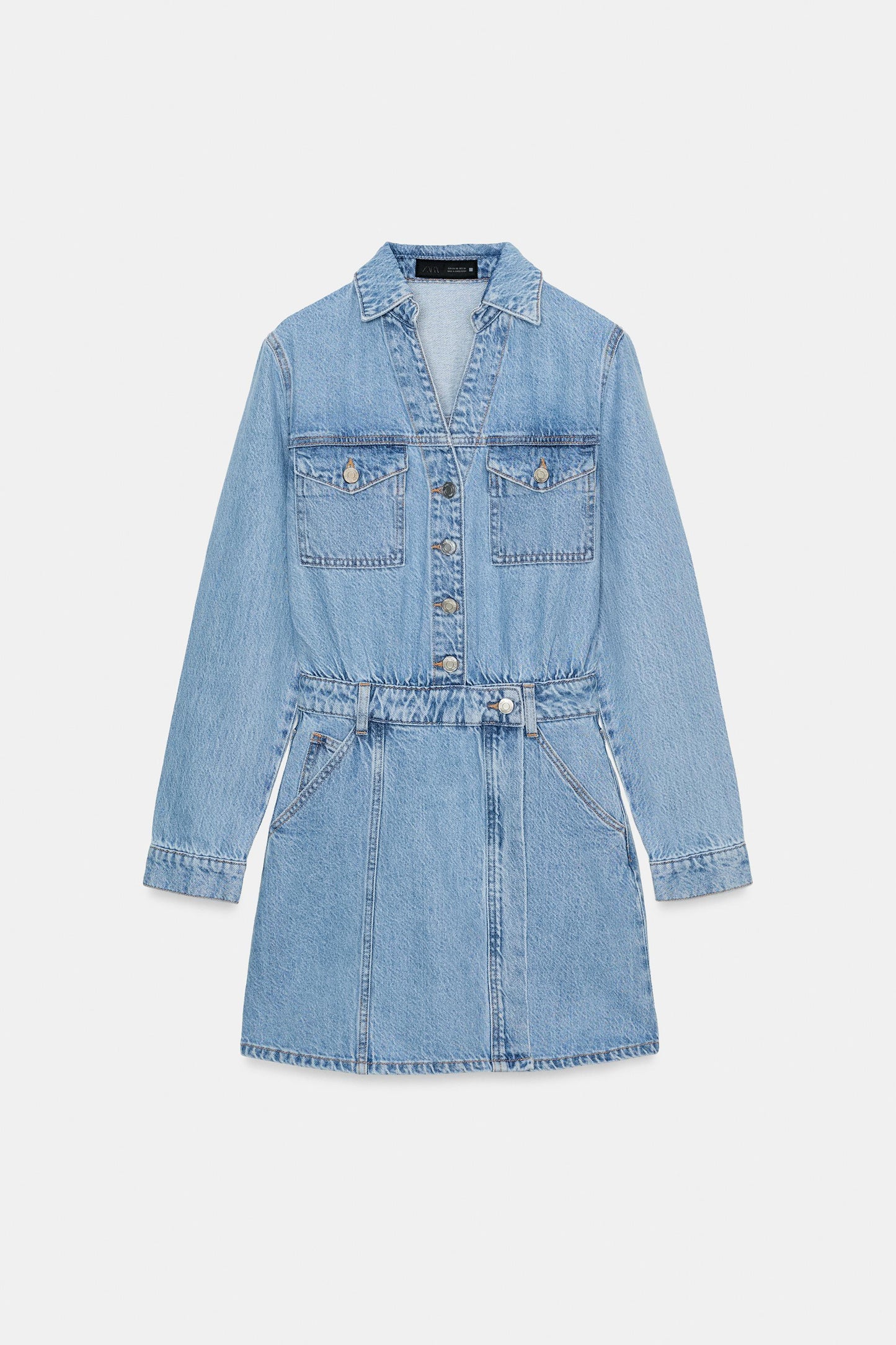 Robe Courte En Denim