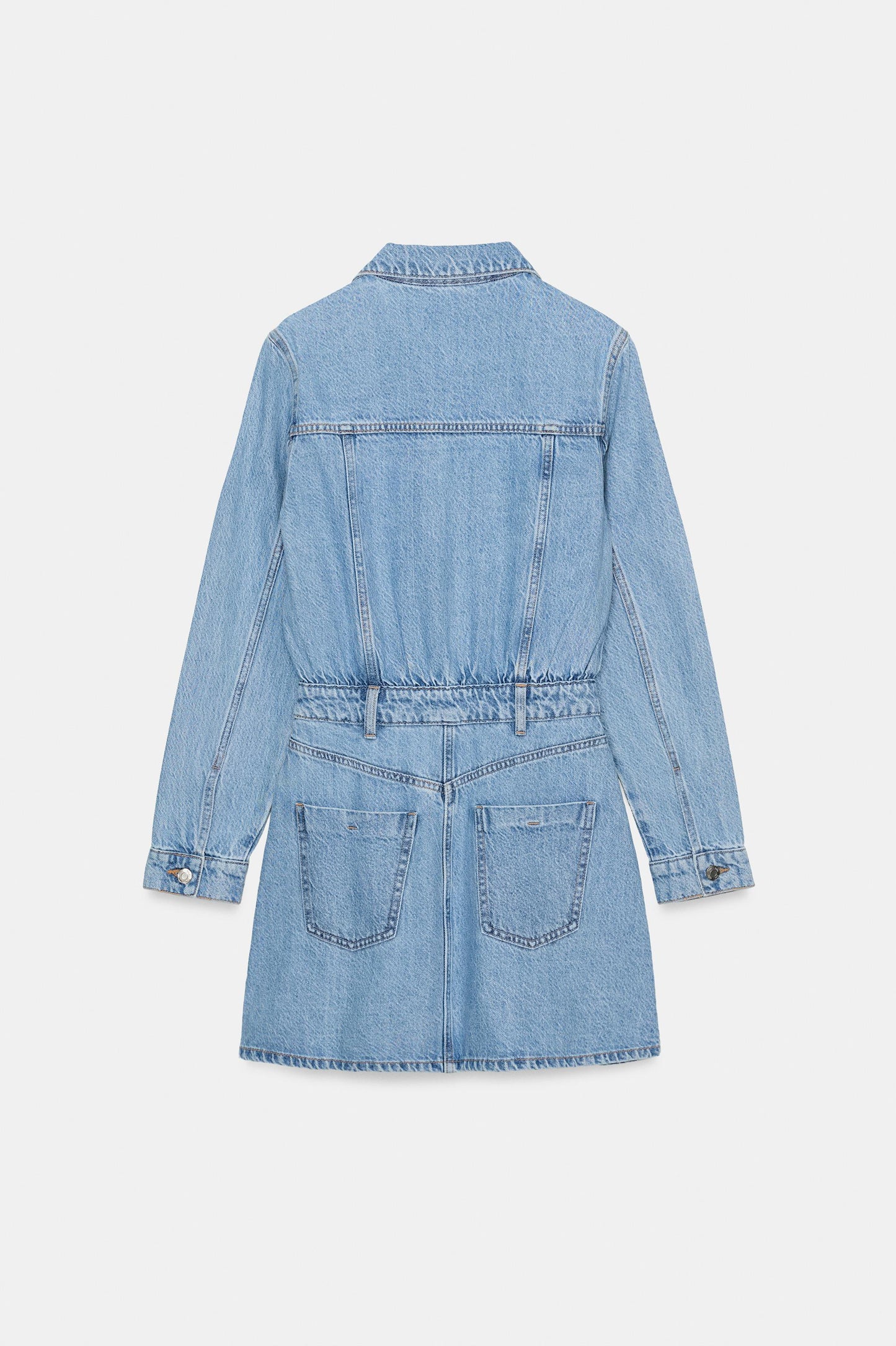 Robe Courte En Denim