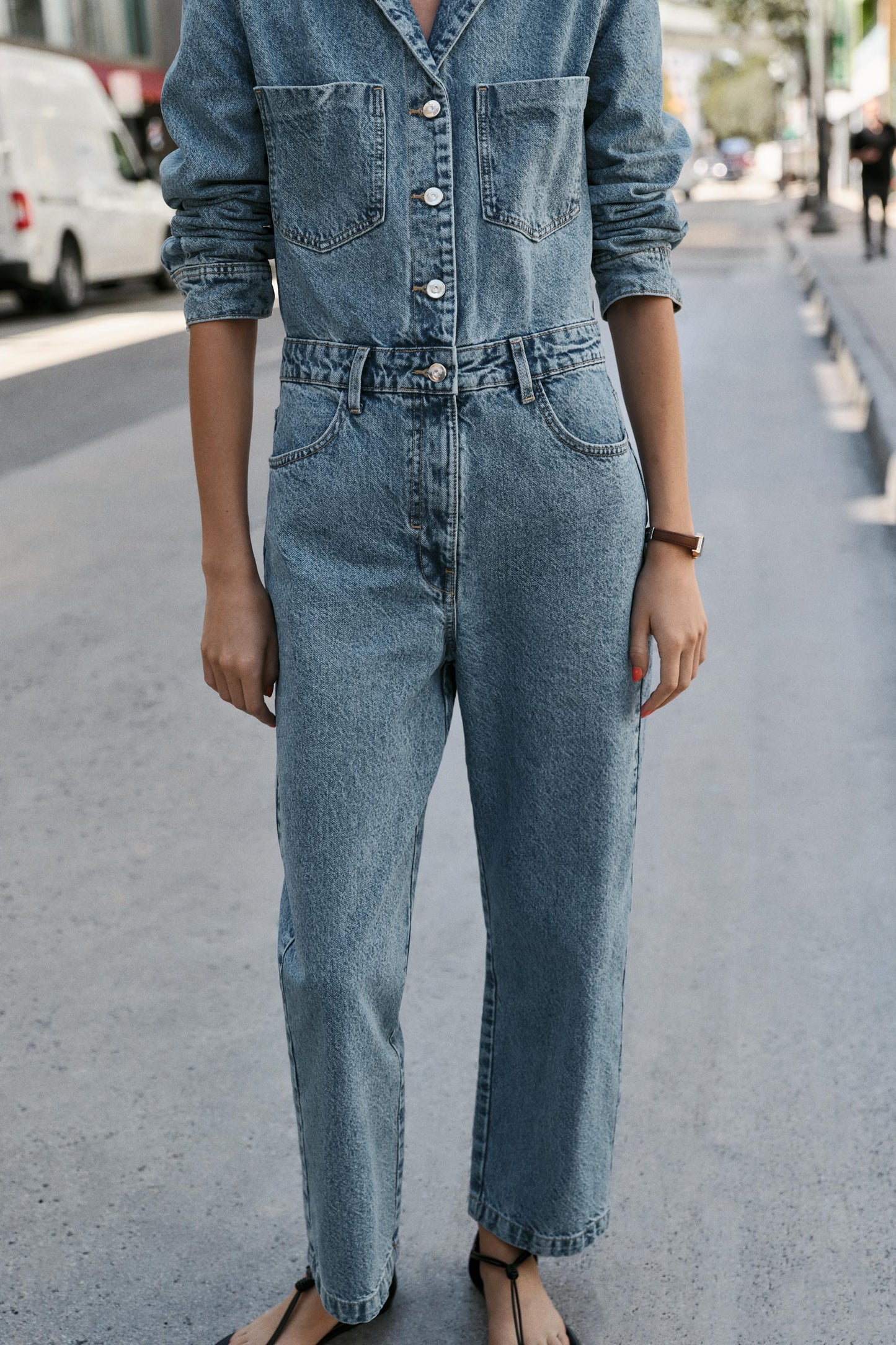 Combinaison Longue En Denim