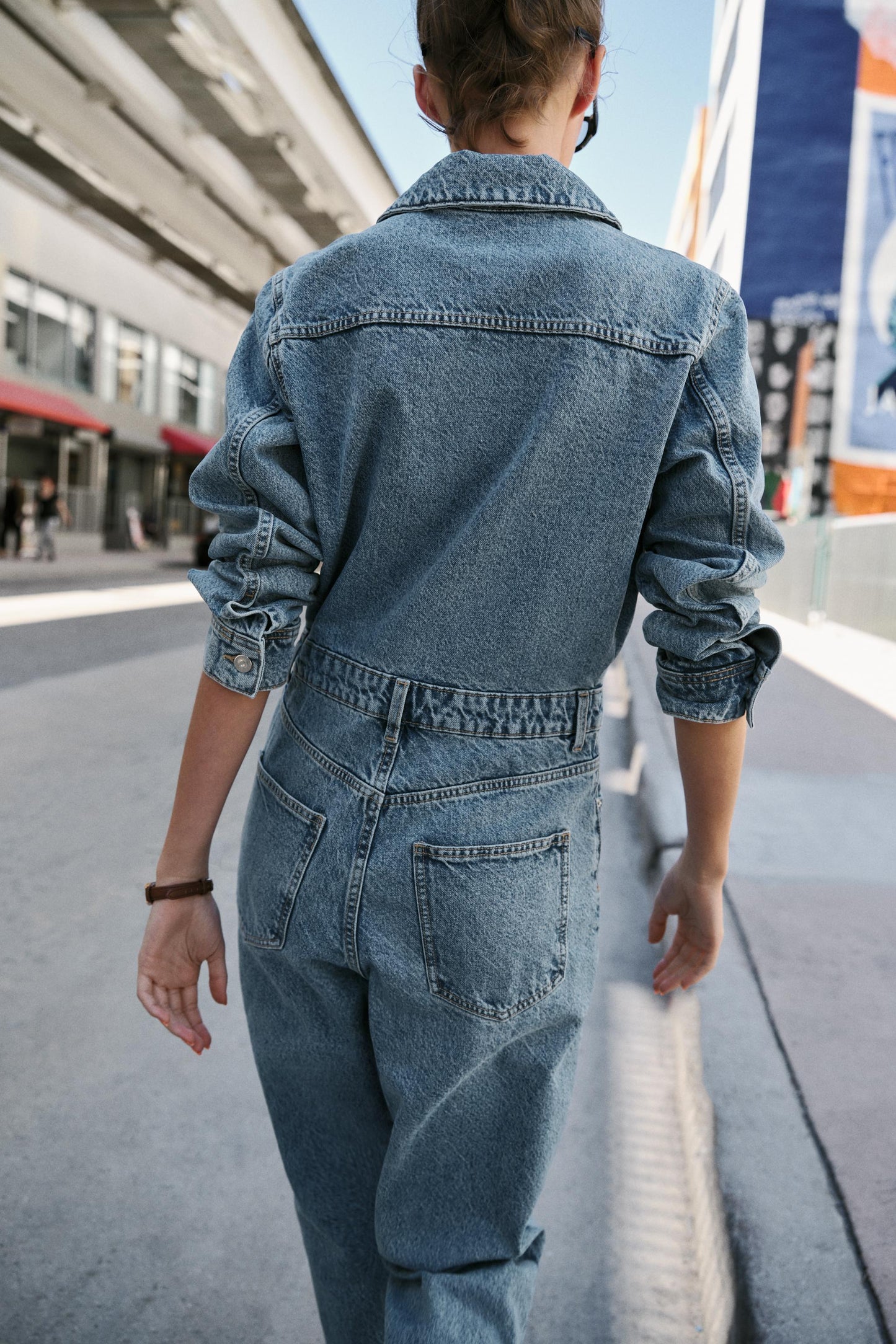 Combinaison Longue En Denim
