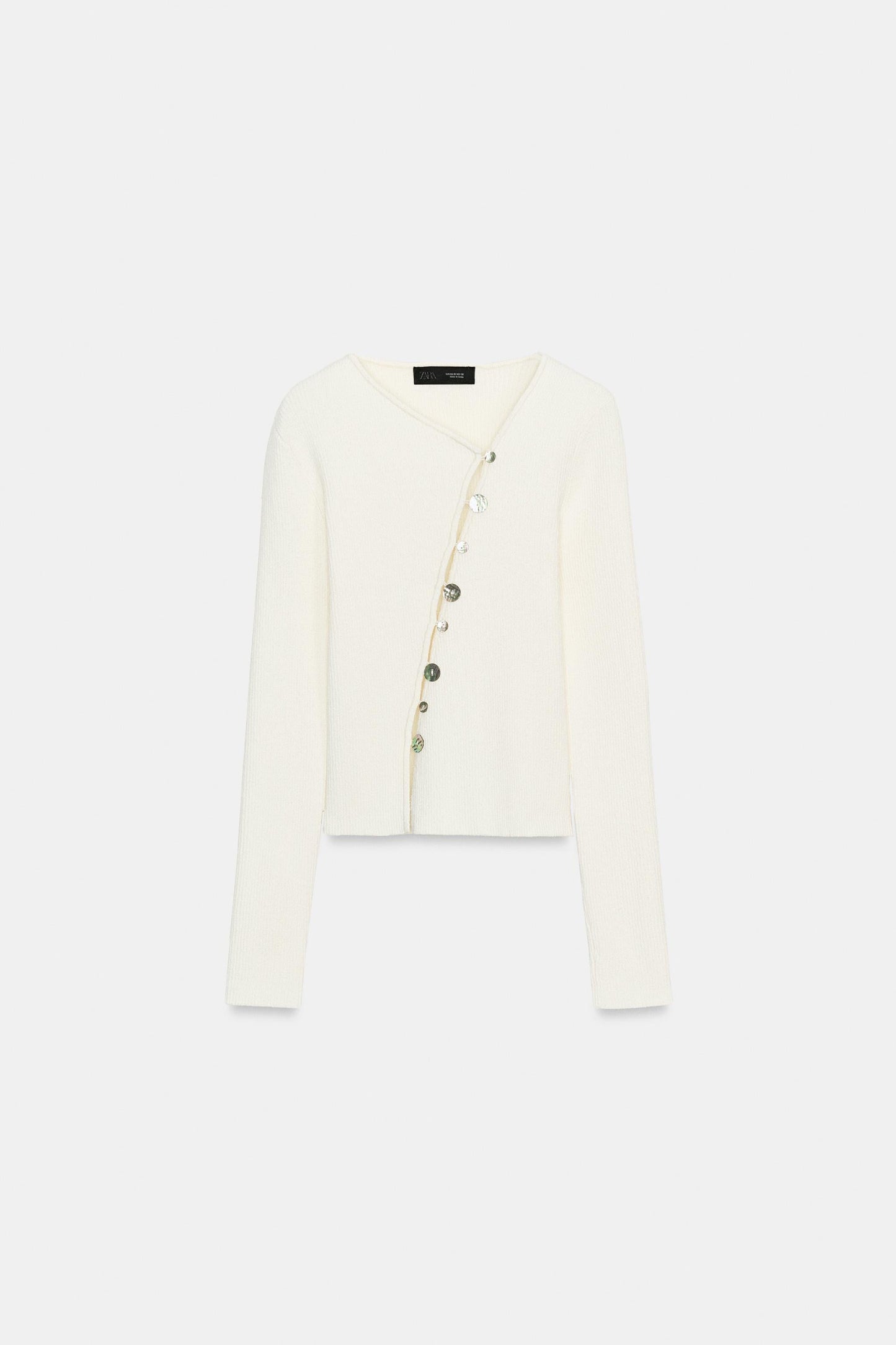 Gilet En Maille Asymétrique