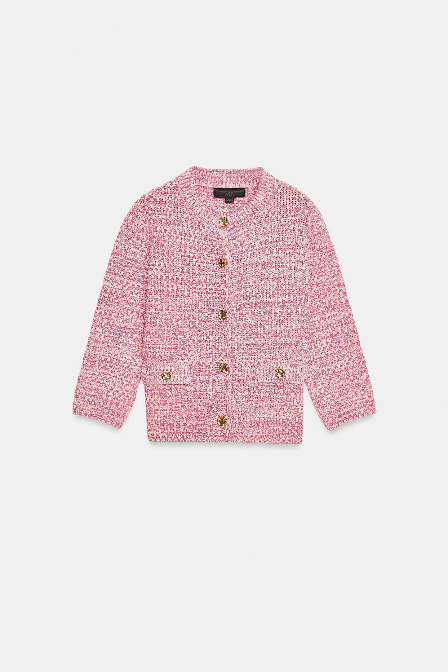 Gilet En Maille Manches 3/4